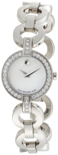 Movado Watches : 606265 Swiss Quartz Stainless Steel Women Watch