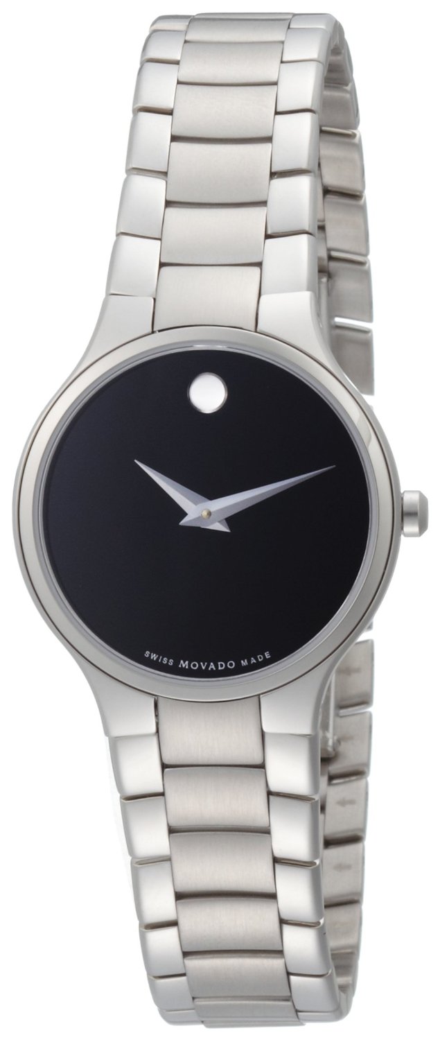 Movado Watches : 606383 Swiss Quartz Stainless Steel Women Watch