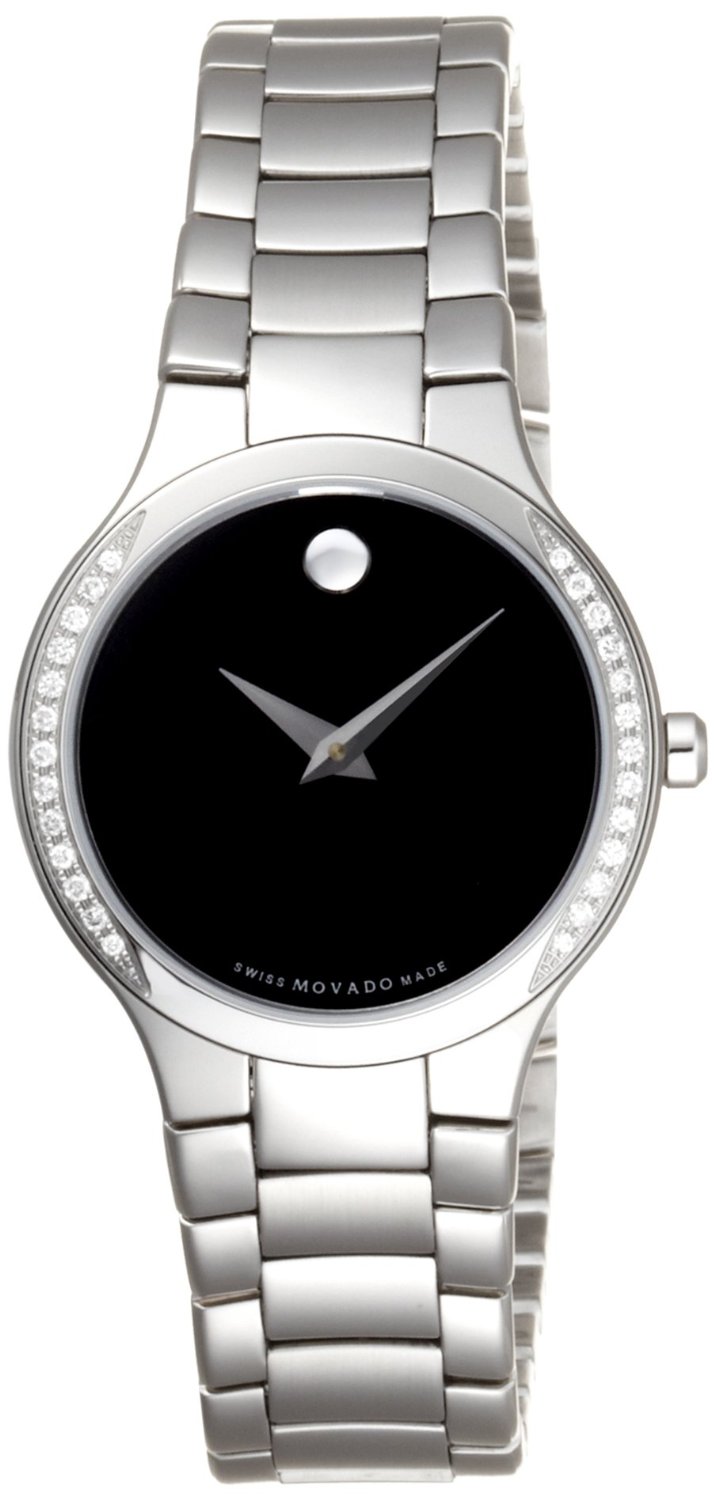 Movado Watches : 606385 Swiss Quartz Stainless Steel Women Watch