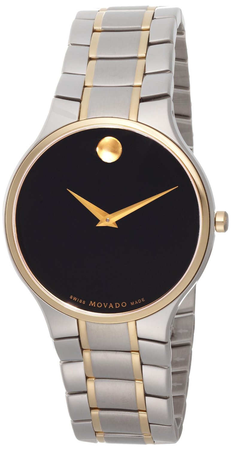 Movado Watches : 606388 Swiss Quartz Steel Two Tone Men Watch