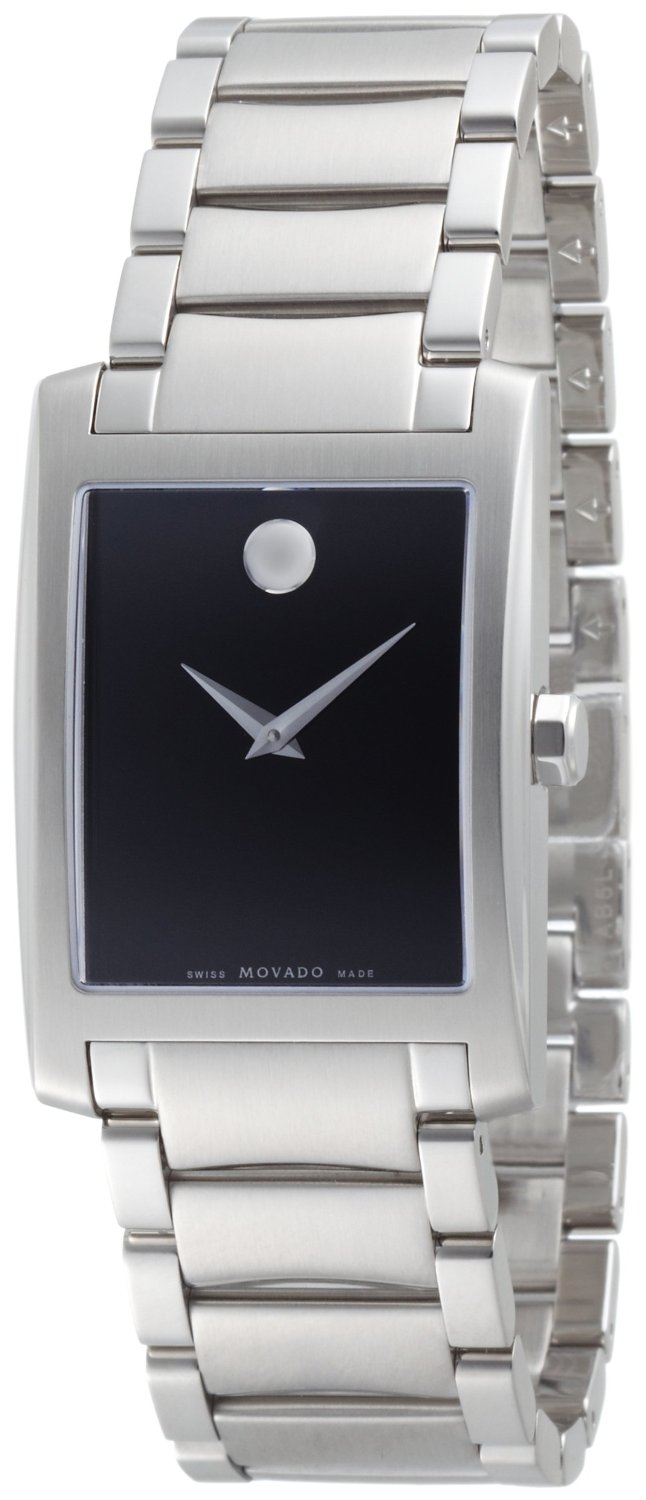 Movado Watches : 606403 Swiss Quartz Stainless Steel Men Watch
