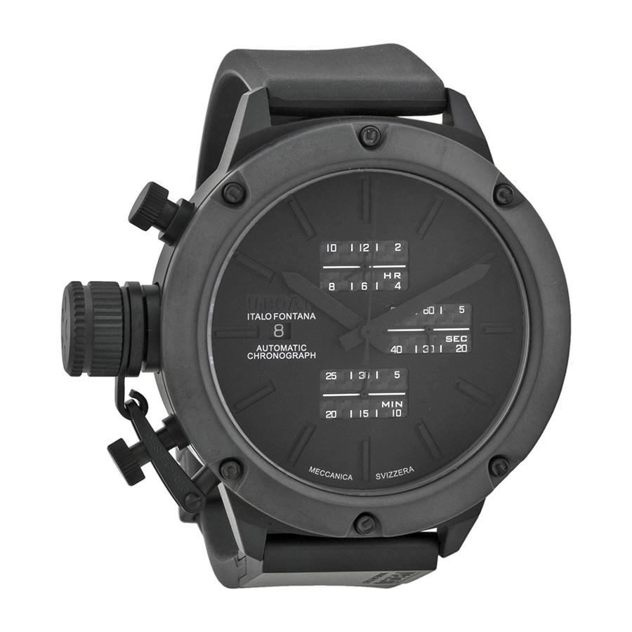 U-Boat Watches : 6201 Black Automatic Men Watch