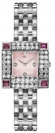 Audemars Piguet Watches : 67419BC.ZF.1186BC.01 Quartz 18kt White Gold Pink Mother Of Pearl Dial Polished 18kt White Gold Band Women Watch