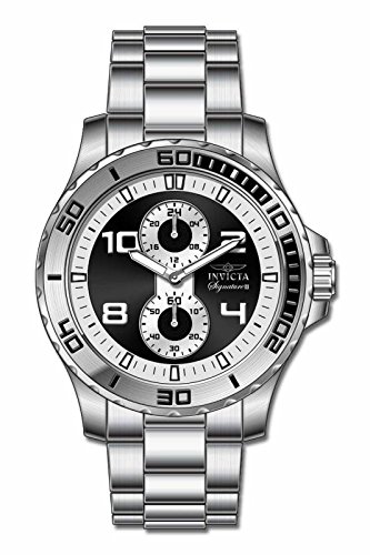 Invicta Watches : 7015 Black And Silver Dial Fixed Band Men Watch