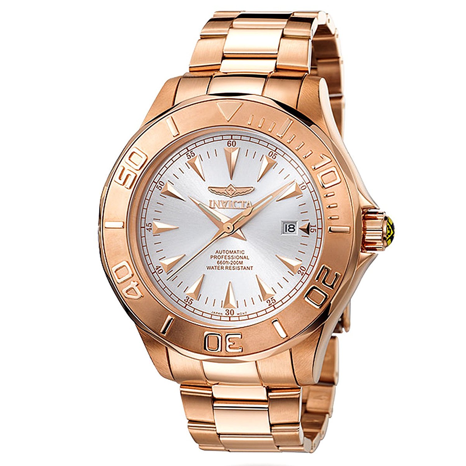 Invicta Watches : 7111 Black Dial Metal Band Men Watch