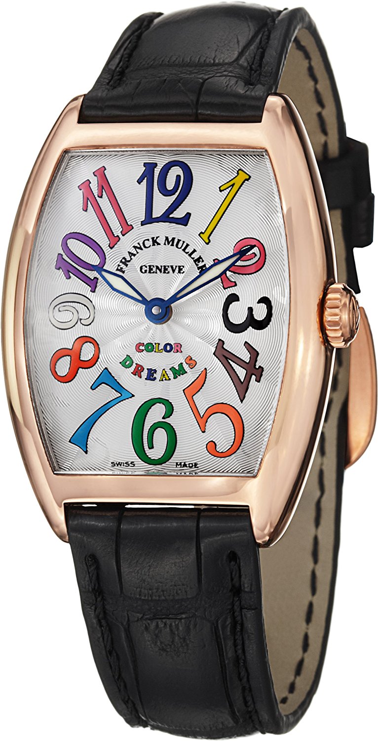 Fake AAA Franck Muller Watches : 7502QZCOLDRM5N Swiss Quartz Dial Color Watch