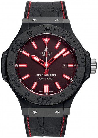 Hublot Watches : 771.CI.1170.RX Automatic Big Bang King Power Unico Gmt Skeleton Dial Black Rubber Men Watch