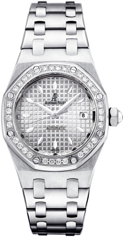 Audemars Piguet Watches : 77321ST.ZZ.1230ST.01 Automatic Stainless Steel Silver Dial Brushed & Polished Stainless Steel Band Women Watch