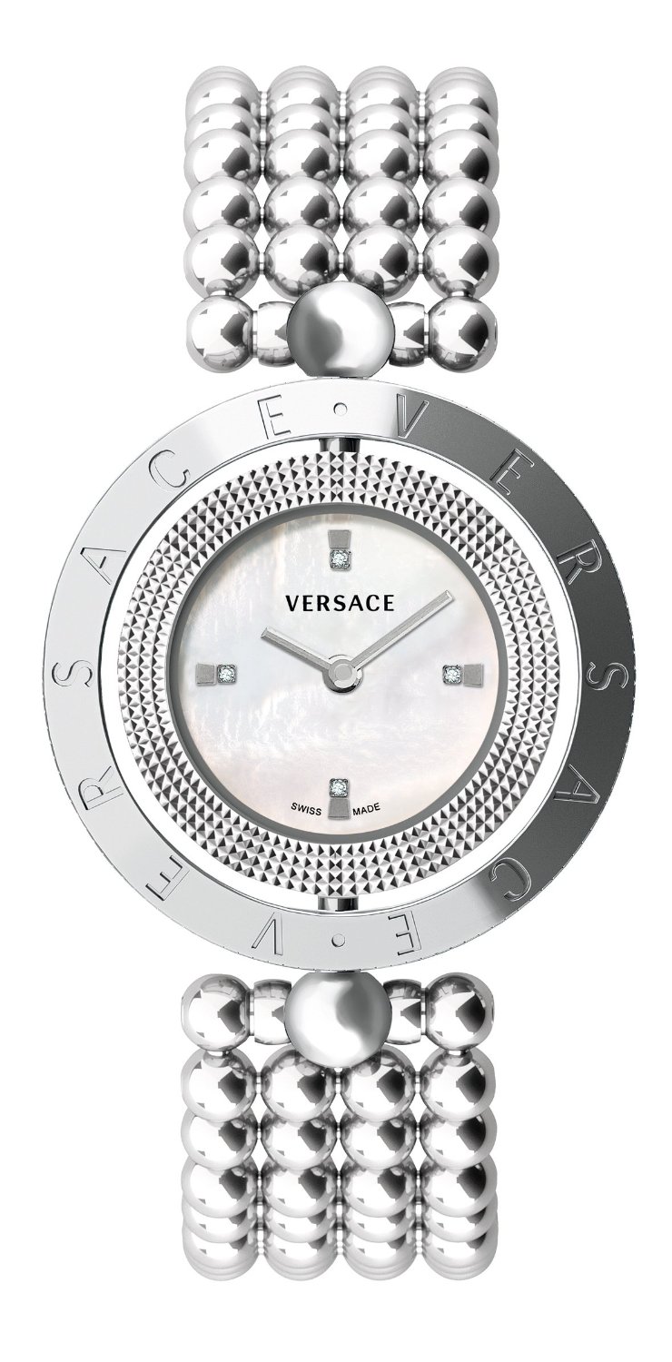 Versace Watches : 79Q99SD498-S099 Quartz Analog Mother of Pearl Dial Stainless Steel Women Watch