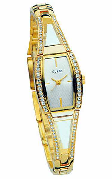 Guess Watches : 80266L2 Quartz Analog Gold Tone Stainless Steel Women Watch