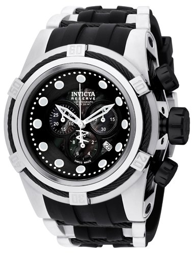 Invicta Watches : 827 Black Dial Metal Men Watch