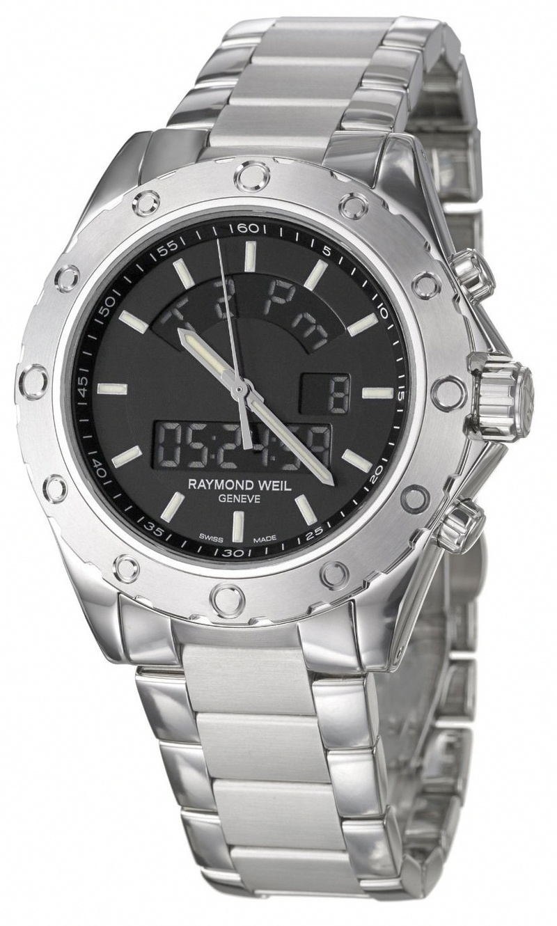 Raymond Weil Watches : 8400-ST-20001 Quartz Analog and Digital Men Watch