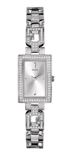 Guess Watches : 85477L1 Quartz Analog Crystal Stainless Steel Rectangle Women Watch