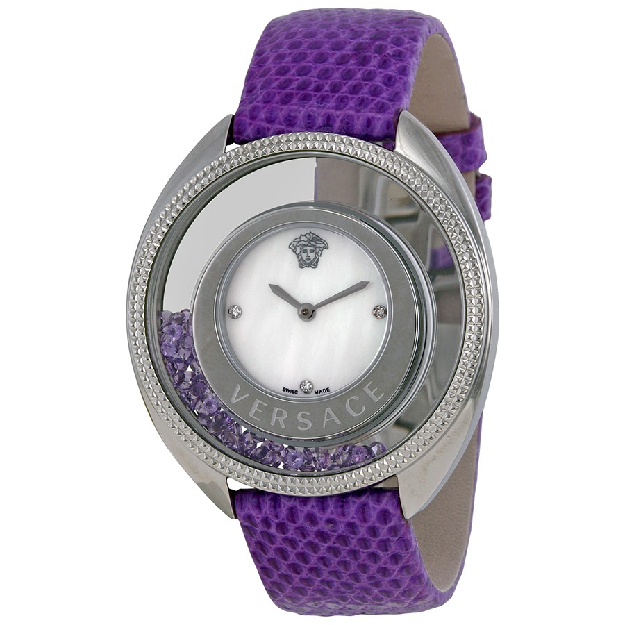 Versace Watches : 86Q953MD497-S702 White Mother Of Pearl Quartz Women Watch