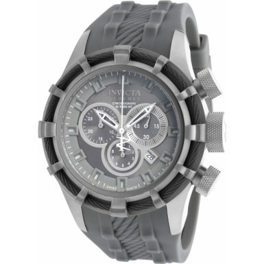 Invicta Watches : 90002 Grey Dial Silicone Men Watch