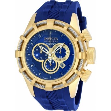 Invicta Watches : 90003 Blue Dial Rubber Men Watch