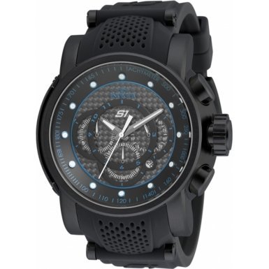 Invicta Watches : 90158 Black Dial Silicone Men Watch