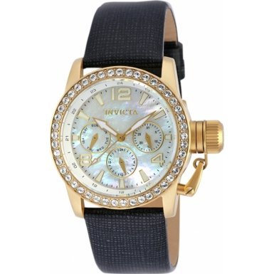 Invicta Watches : 90223 Mother Of Pearl Dial Leather Women Watch