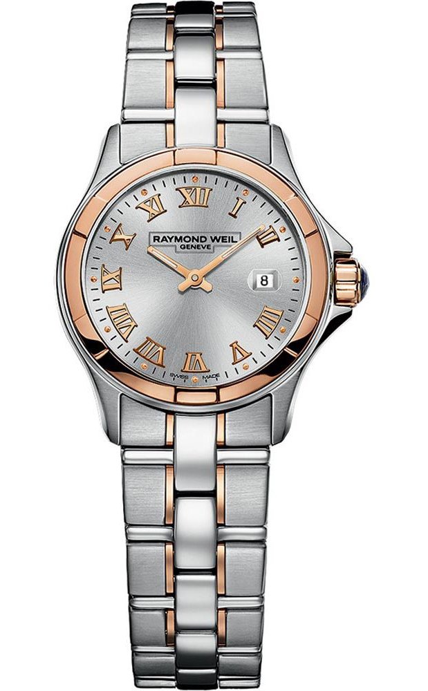 Raymond Weil Watches : 9460-SG5-00658 Quartz Silver Dial 18ct Rose Gold And Stainless Steel Case With 18ct Rose Gold And Stainless Steel Bracelet Women Watch