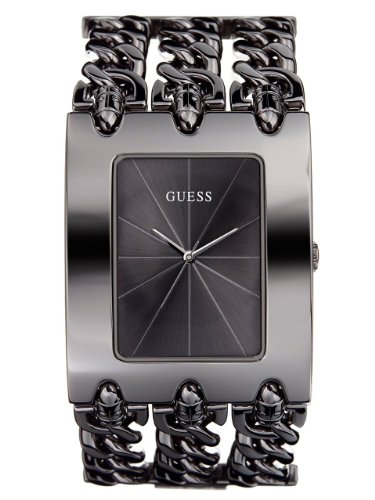 Guess Watches : 95647L Quartz Black Dial Stainless Steel Women Watch