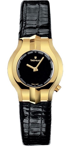 TAG Heuer Watches : WP1441.FC8142 Quartz Analog Black Leather Women Watch