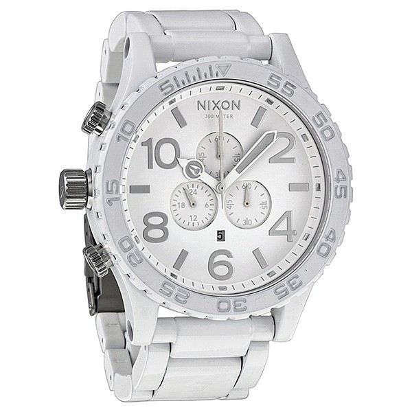 Nixon Watches : A083-1255 White Quartz Men Watch