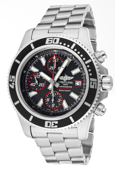 Breitling Watches : A1334102/BA81 Automatic COSC Chronograph Date Stainless Steel Men Watch