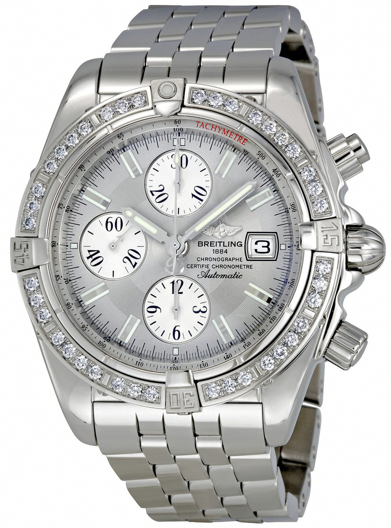 Breitling Watches : A1335653/E519-SS Automatic Self-wind Diamond Men Watch