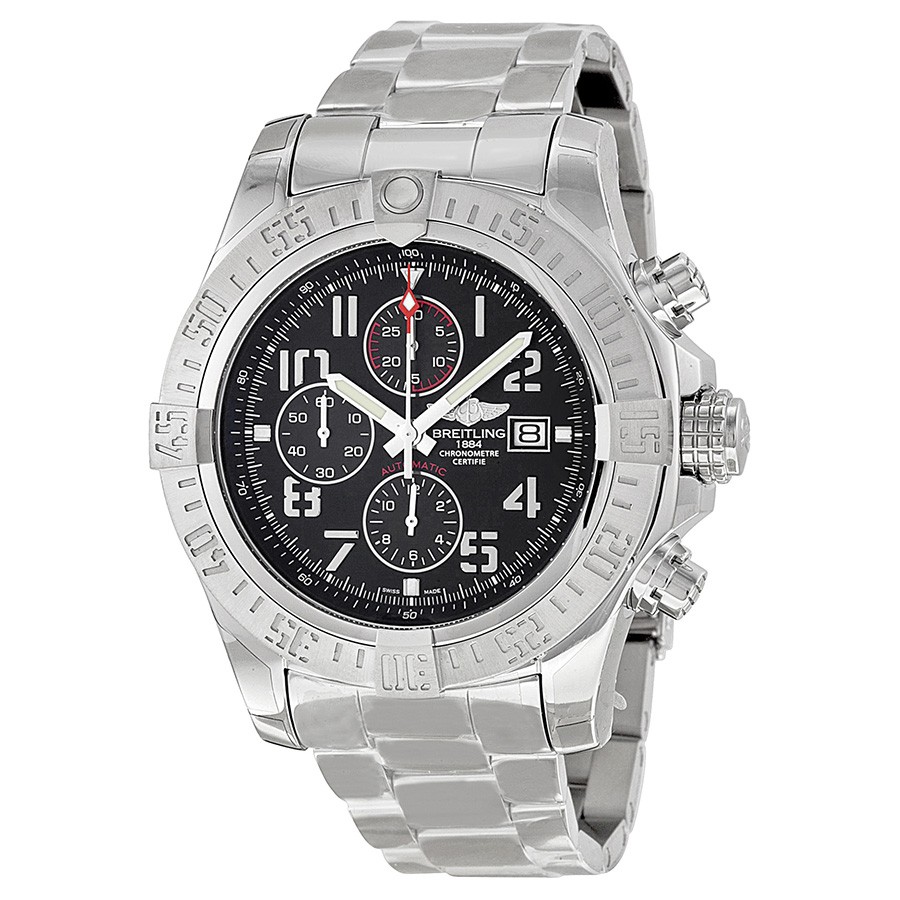 Breitling Watches : A1337111/BC28-168A Black Automatic Men Watch