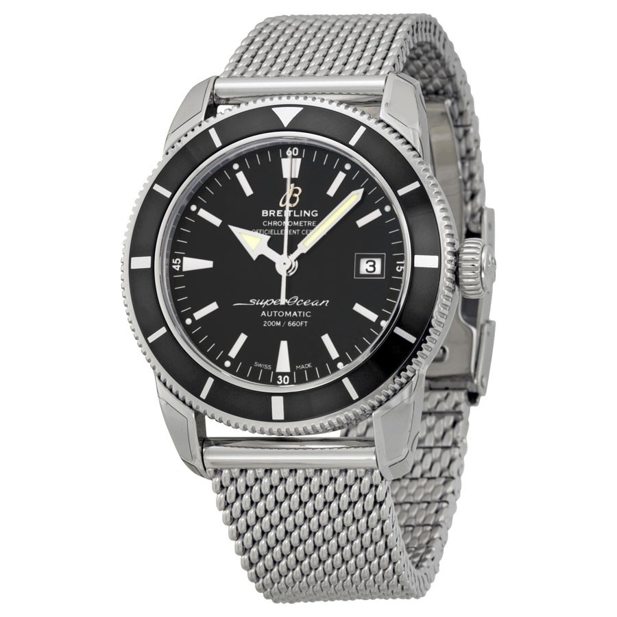 Breitling Watches : A1732124-BA61-154A Black Automatic Men Watch