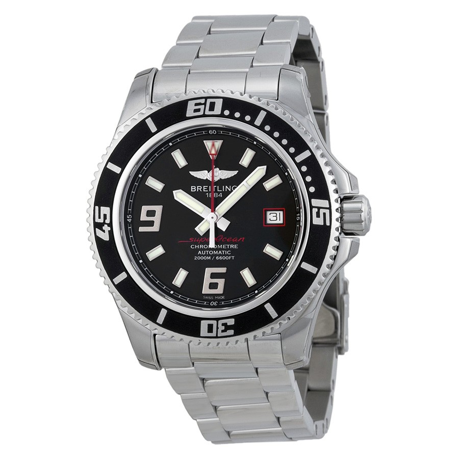 Breitling Watches : A17391A8/BA76SS Black Automatic Men Watch