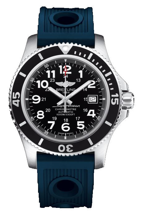 Breitling Watches : A17392D7/BD68-211S Automatic Date Blue Rubber Men Watch