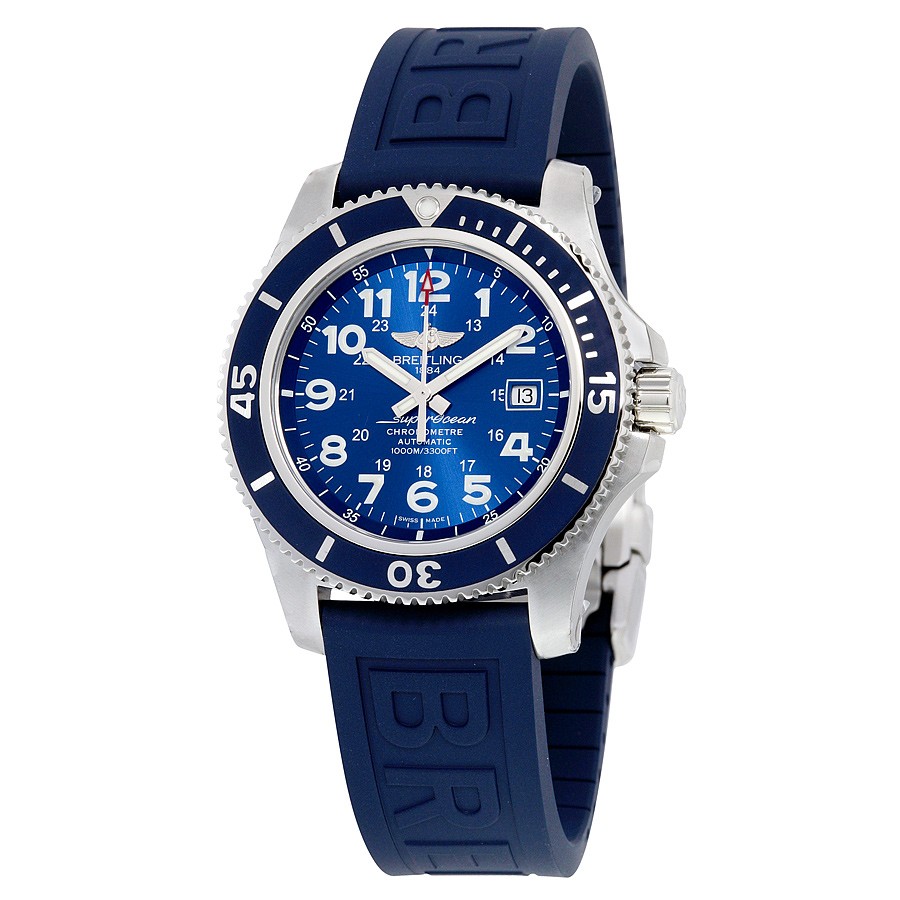 Breitling Watches : A17392D8/C910-157S Metallic Blue Automatic Men Watch