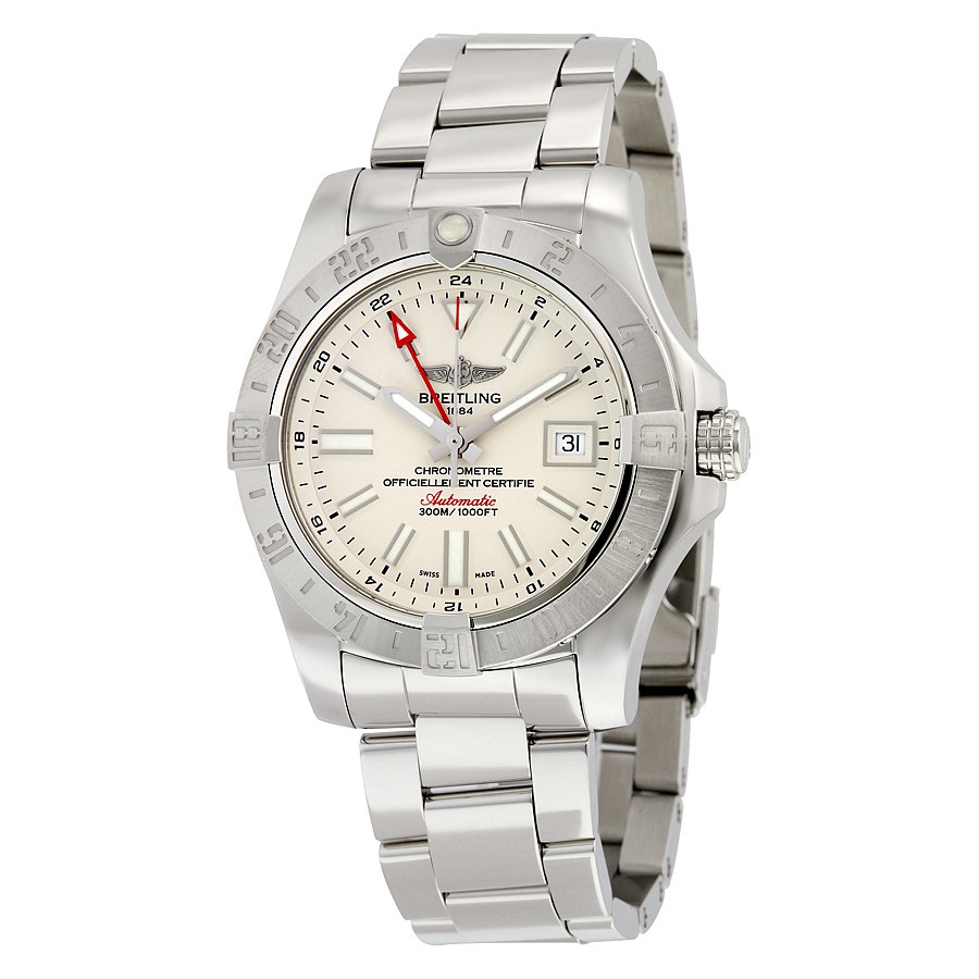 Breitling Watches : A3239011/G778-SS Silver Automatic Men Watch