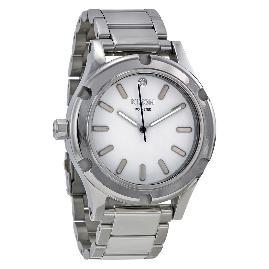 Nixon Watches : A343-100 White Quartz Women Watch