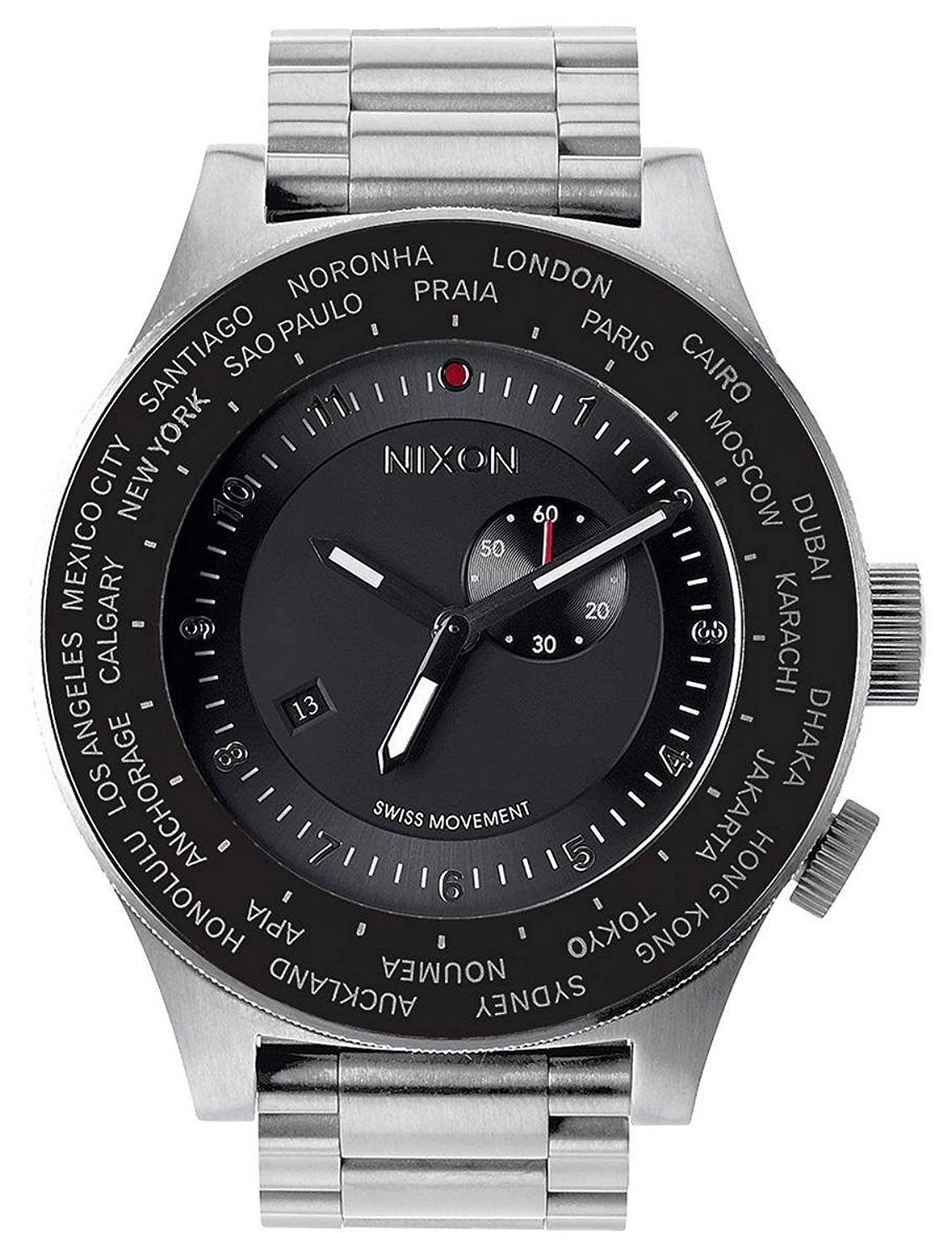Nixon Watches : A379-000-00 Swiss Quartz Dial Color