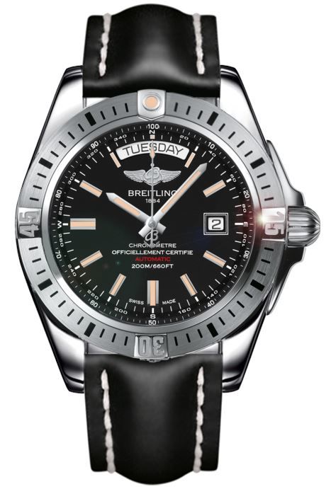 Breitling Watches : A45320B9/BD42-435X Black Automatic Self Winding Men Watch