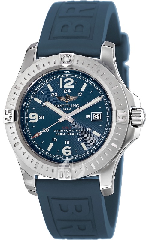 Breitling Watches : A7438811/C907-158S Blue Battery Operated Quartz Men Watch