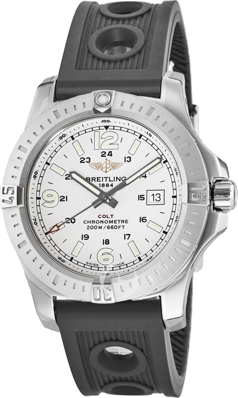 Breitling Watches : A7438811/G792-200S Silver Battery Operated Quartz Men Watch