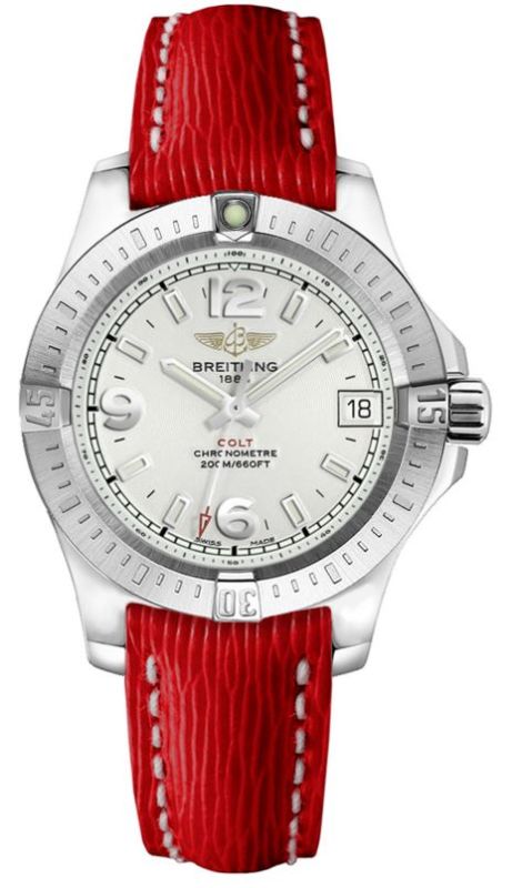 Breitling Watches : A7438911/G803-214X Silver Battery Operated Quartz Women Watch