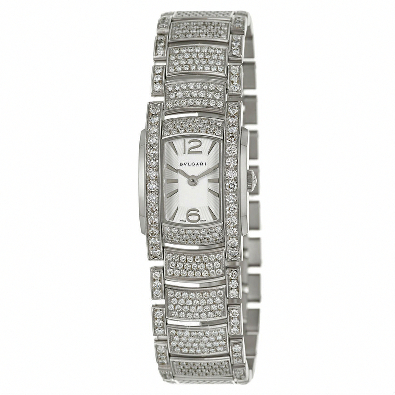 Bvlgari Watches : AAW26WGD2GD2 Quartz Analog 18ct White Gold and Diamond Women Watch