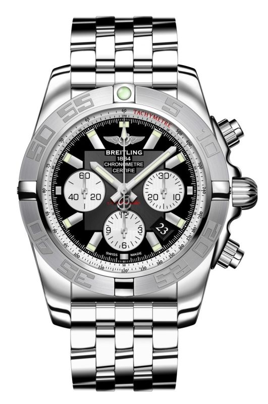 Breitling Watches : AB011011/B967-375A Black Automatic Self Winding Men Watch