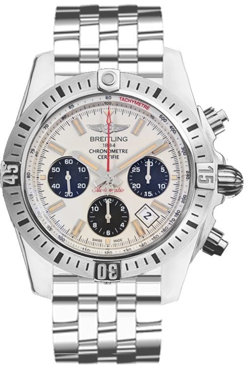 Breitling Watches : AB01154G/G786-375A Silver Automatic Self Winding Men Watch