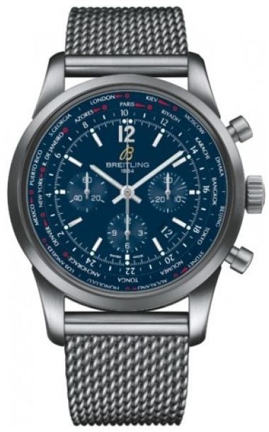 Breitling Watches : AB0510U9/C879-SS Blue Automatic Self Winding Men Watch