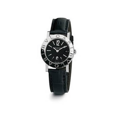 Bvlgari Watches : BB26BSLD/N Quartz Analog Black Leather Women Watch