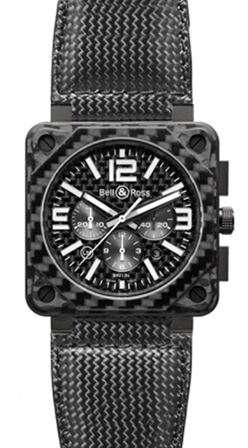 Bell & Ross Watches : BR0194-CA-FIBER Swiss Automatic Dial Color