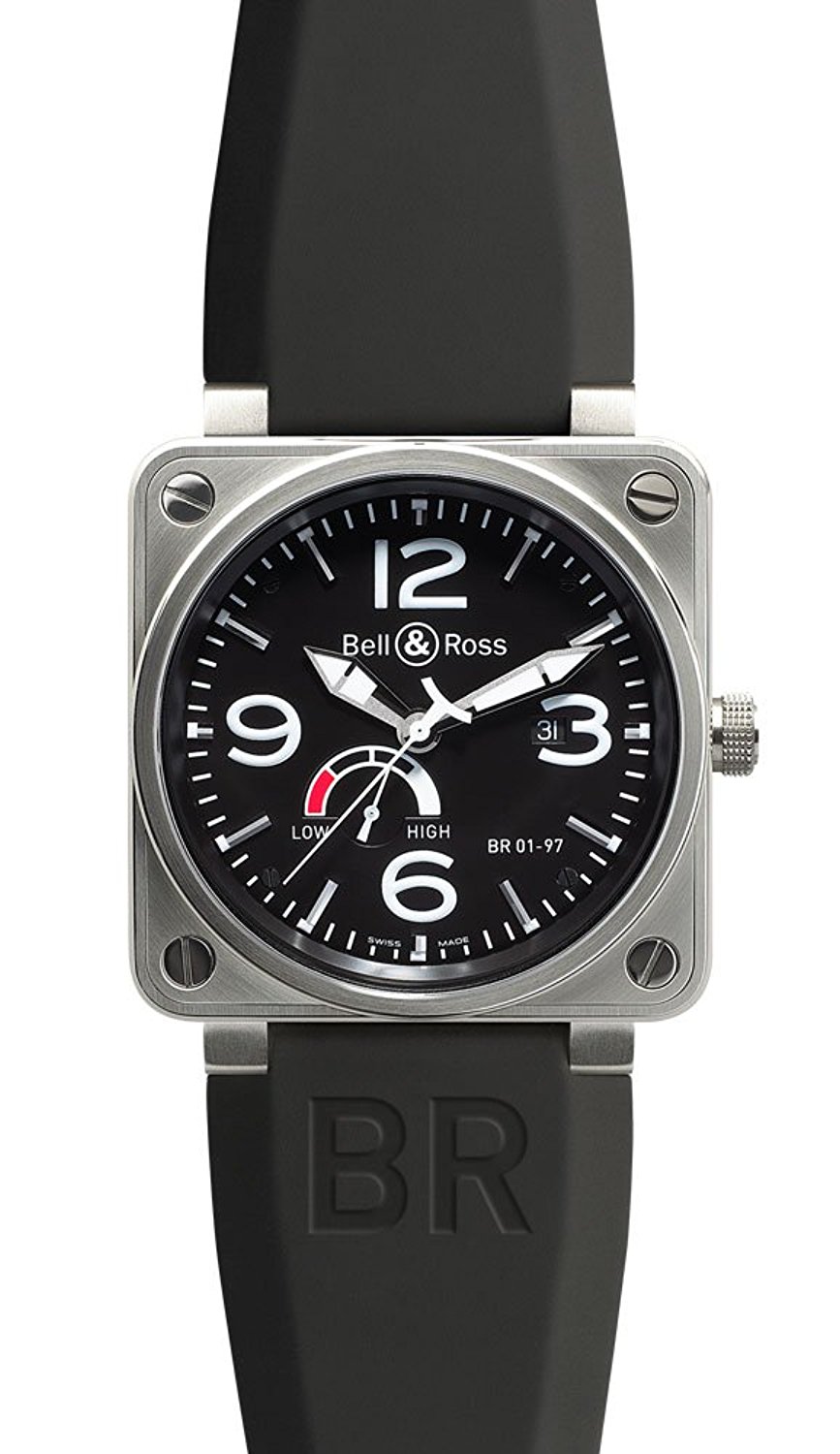 Bell & Ross Watches : BR0197-BL-ST Mechanical Automatic Dial Color