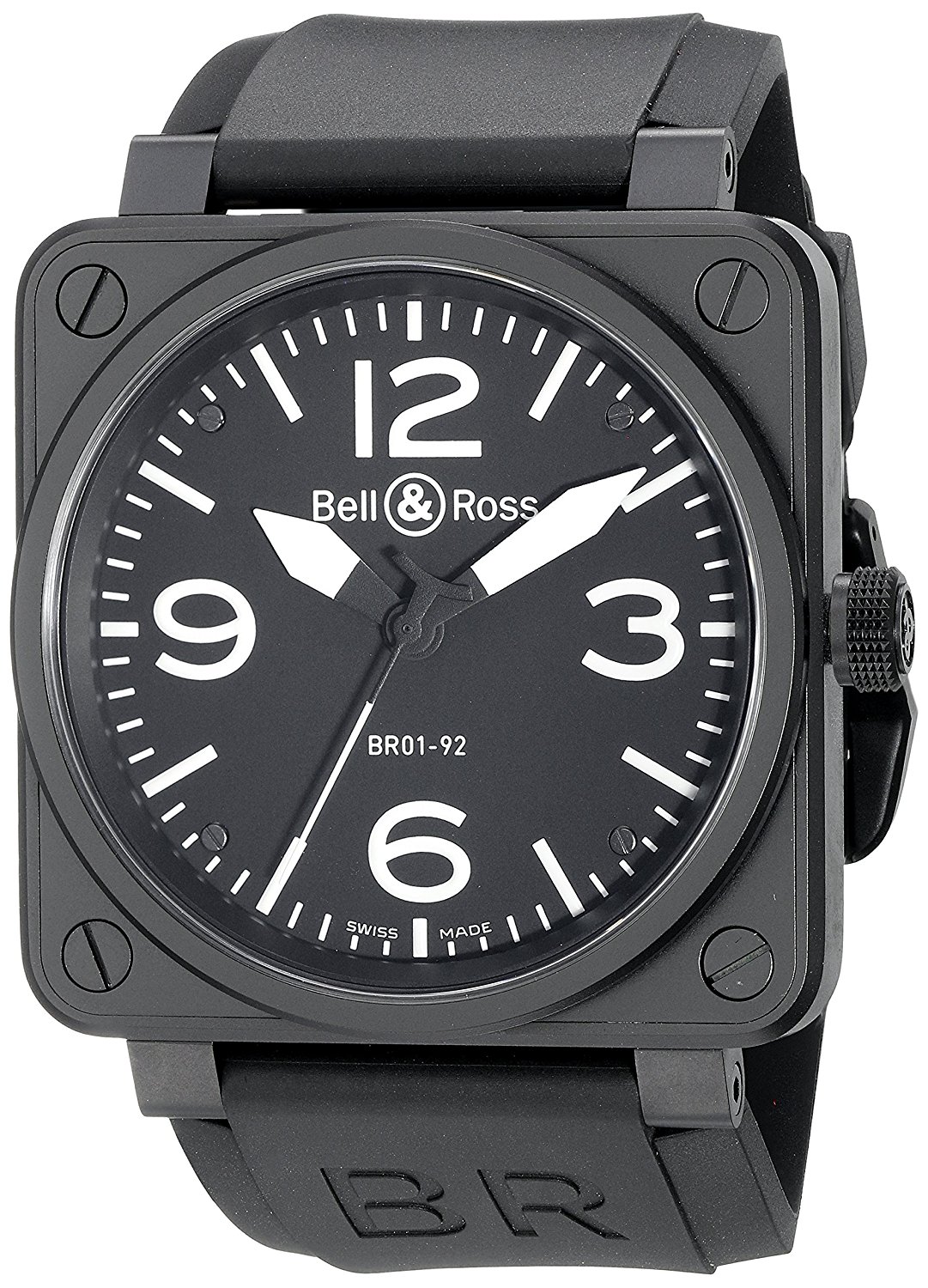 Bell & Ross Watches : BR01-92CARBON Swiss Automatic Dial Color