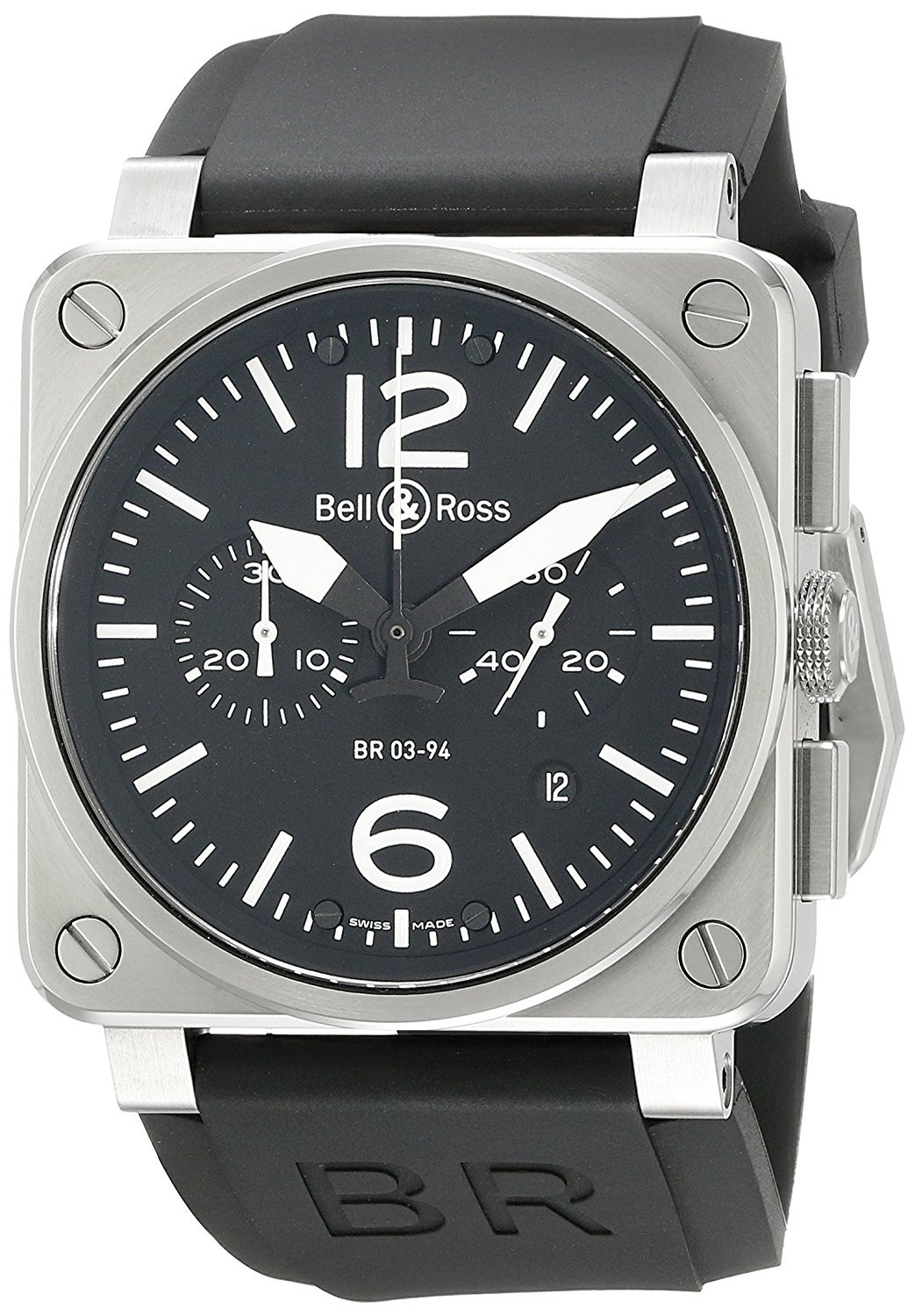 Bell & Ross Watches : BR-03-94-STEEL Swiss Automatic Dial Color