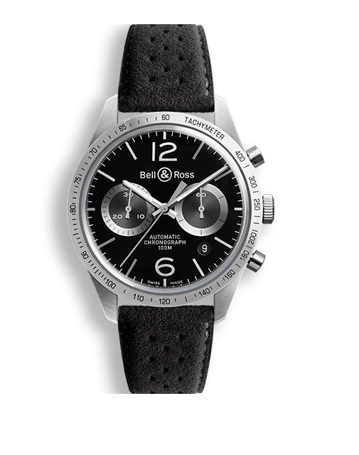 Bell & Ross Watches : BRV126-BS-ST/SF Black Automatic Self Winding Men Watch
